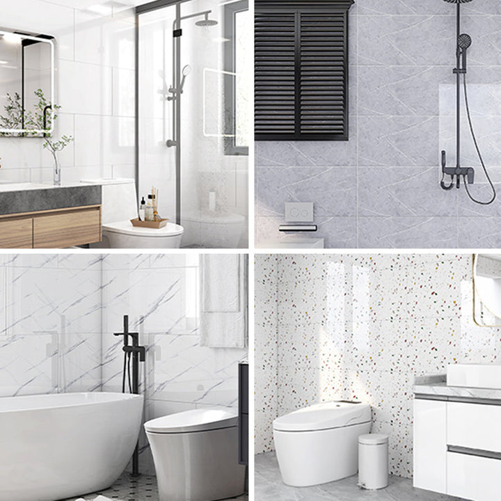 Einzeltile Peel and Stick Spritzschutz Moderner Stil Badezimmer Peel and Stick Spritzschutz