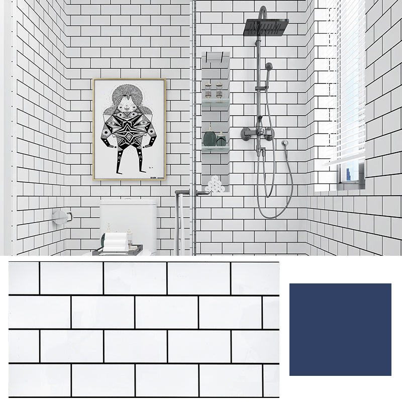 Moderne Badezimmer Peel and Stick Wandfliesen Einzelne Fliese Peel and Stick Wandfliese