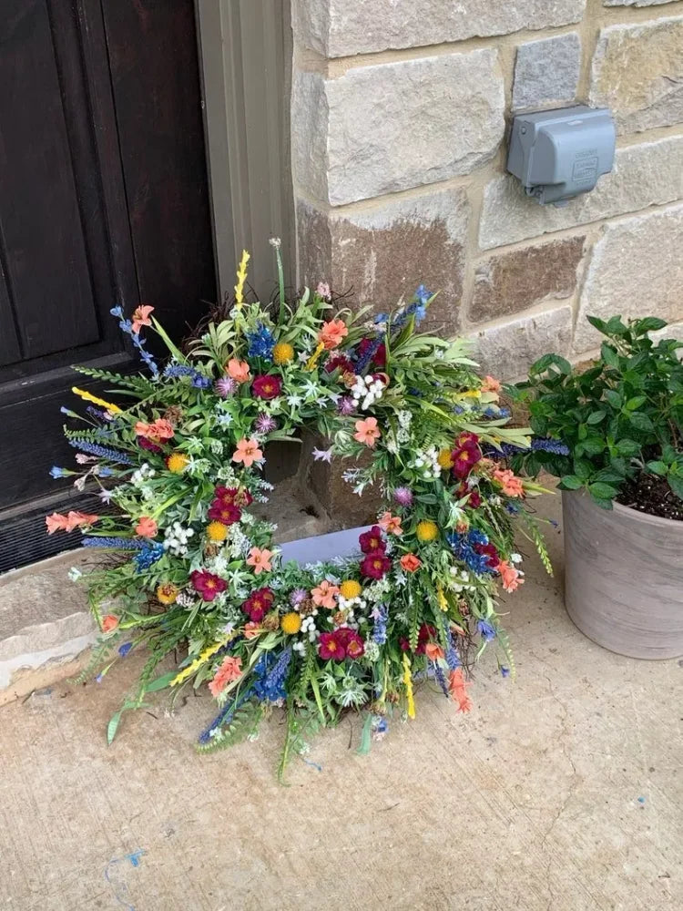 Handgemachte Texas-Wildblumenkrone