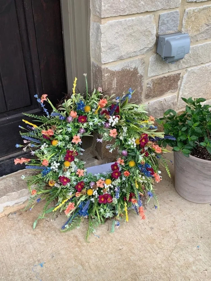 Handgemachte Texas-Wildblumenkrone