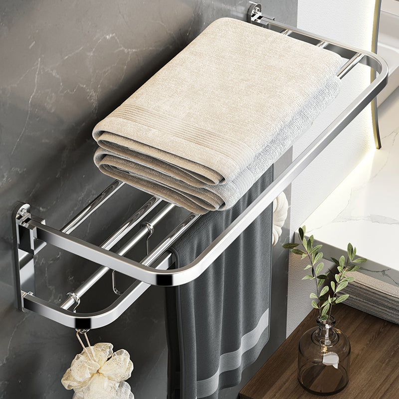 Polierter Chrom Moderner Badezimmer Zubehör Set aus Edelstahl mit Badregal/Handtuchhalter
