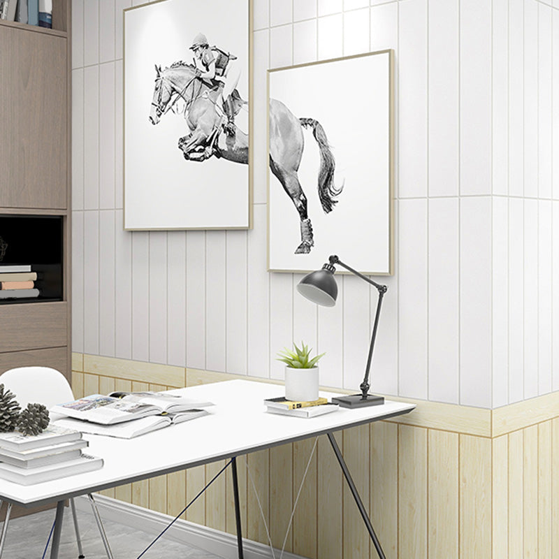 Wohnbereich Wandverkleidung Peel and Stick Holzoptik Design Wasserdichte Wandverkleidung