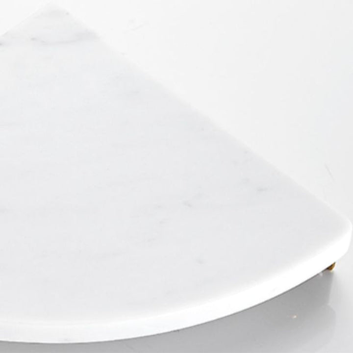 Gebürstetes Messing Badezimmer Zubehör Set Metall & Marmor Badezimmer Hardware Set mit Badewannenregal