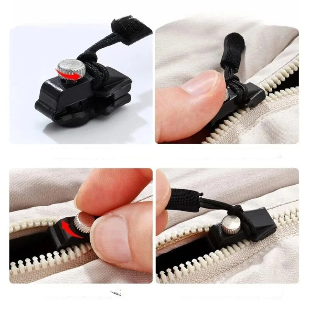 ZipperFix Pro Kit — Sofort kaputte Reißverschlüsse besiegt und Lieblingsstücke gerettet! (10 Stück) | Karnz
