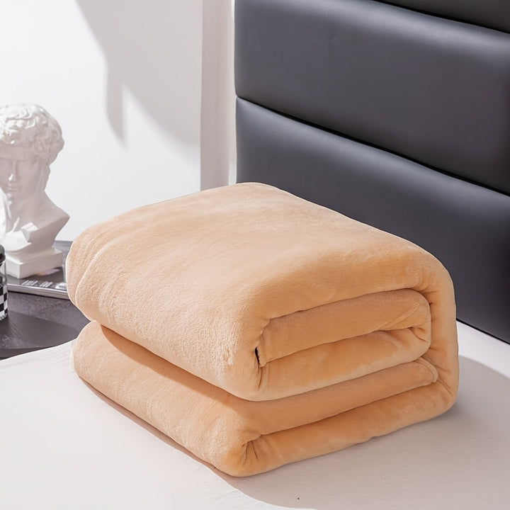 Ganzjahresweiches graues Flanell-Blanket für ultimativen Komfort