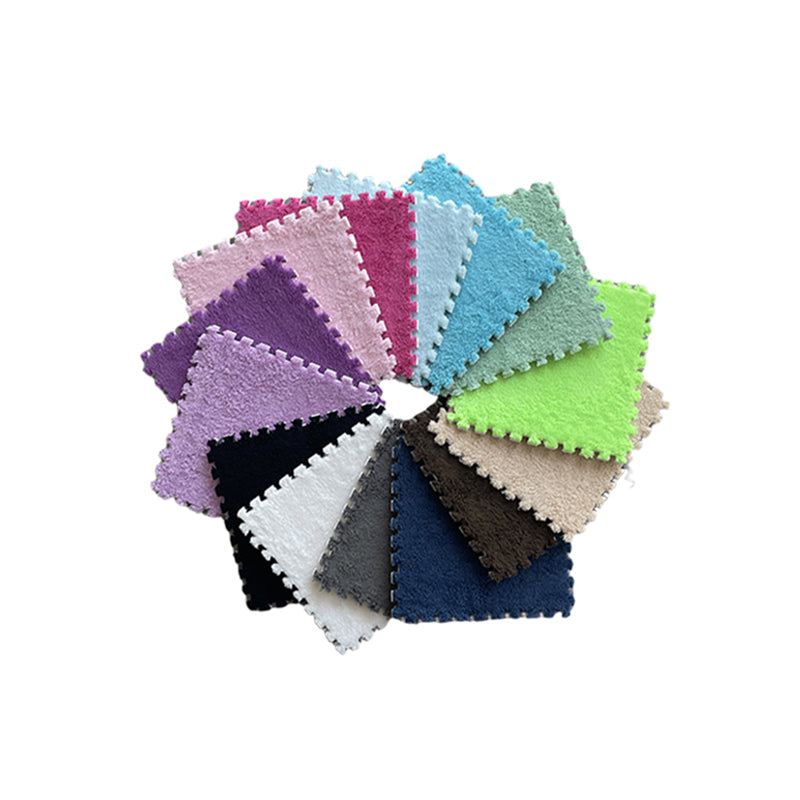 Mehrfarbige Level Loop Teppichfliesen Rutschfeste Verbundbodenfliesen für das Schlafzimmer