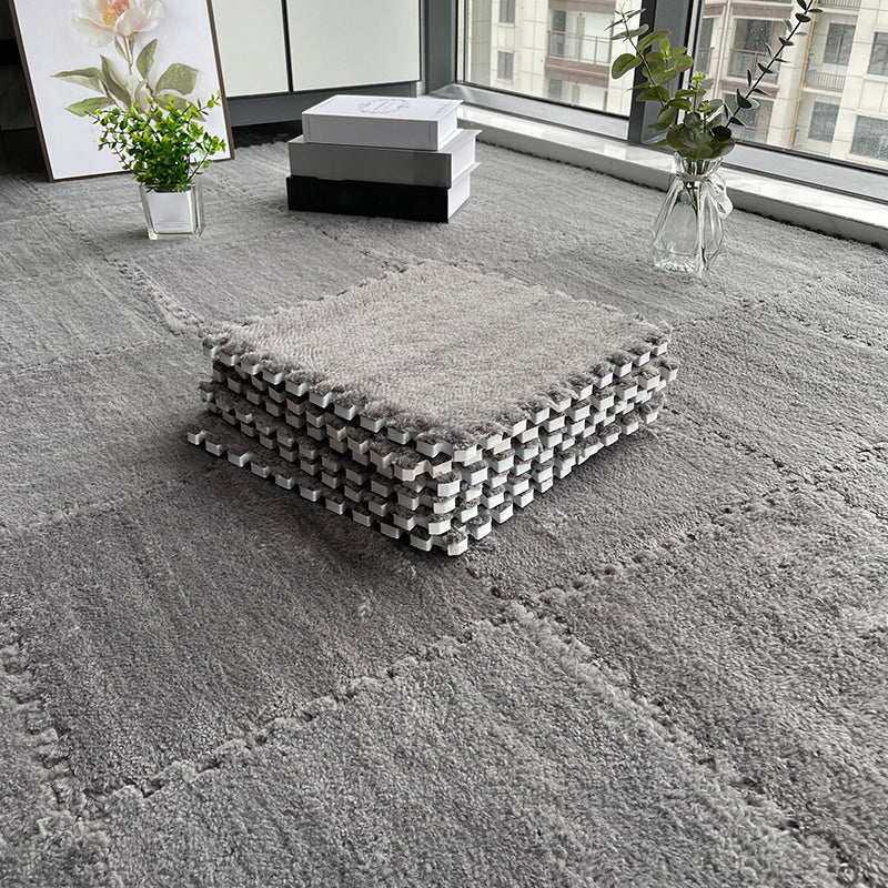 Mehrfarbige Level Loop Teppichfliesen Rutschfeste Verbundbodenfliesen für das Schlafzimmer