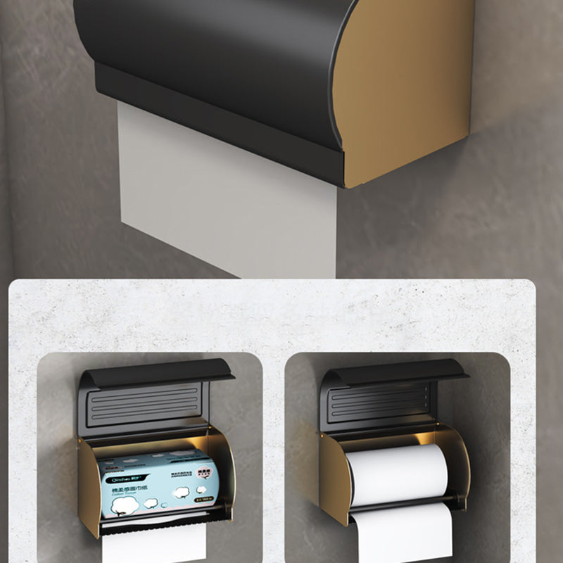 Schwarz & Messing Badezimmer Set Moderner Stil Badezimmeraccessoires Als Einzelstück Oder Im Set