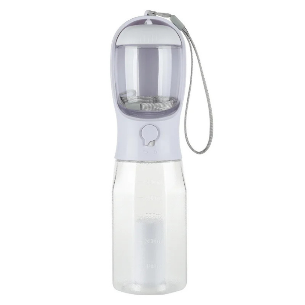 TrailBuddy™ – 3-in-1 Hunde-Trinkflasche mit Futterbox | Karnz