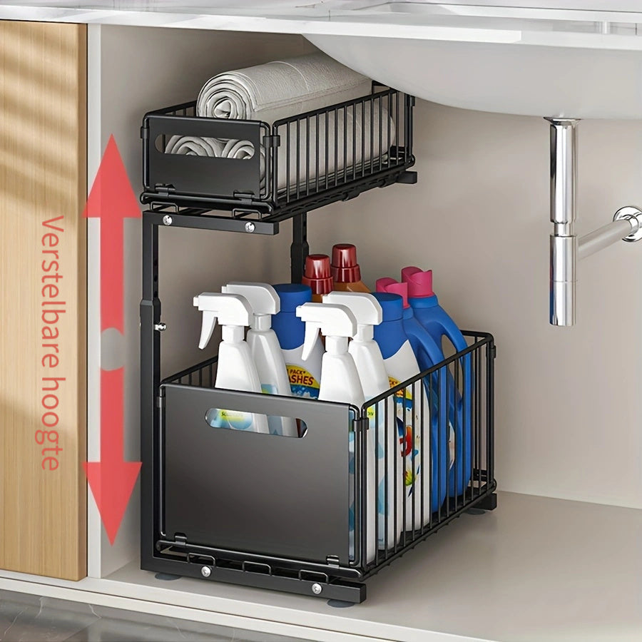 Ausziehbarer Unter-Schrank Organizer 2 Etagen | Karnz