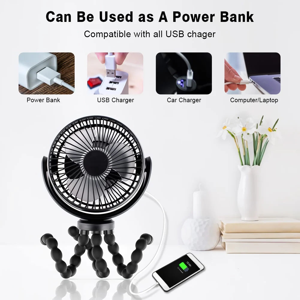 Kompakter Octopus Mini Ventilator | Karnz