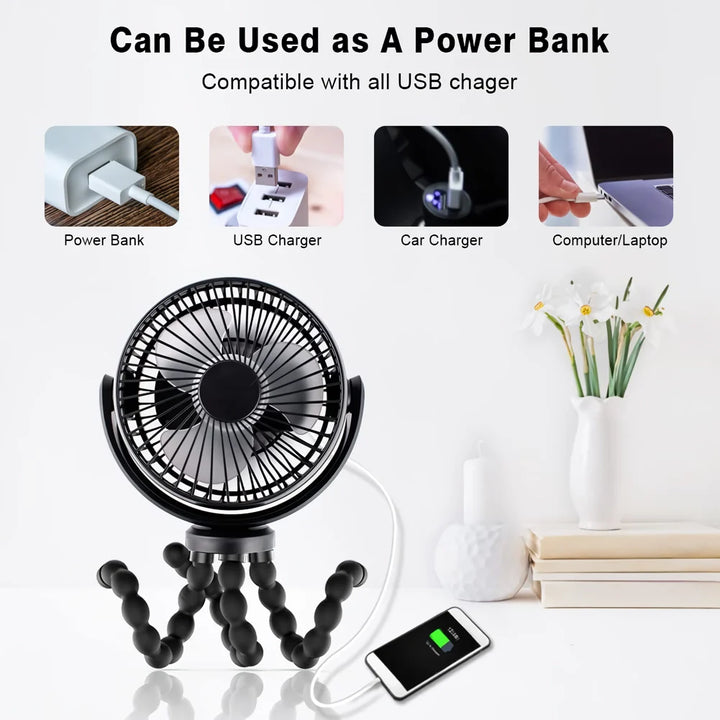 Kompakter Octopus Mini Ventilator | Karnz