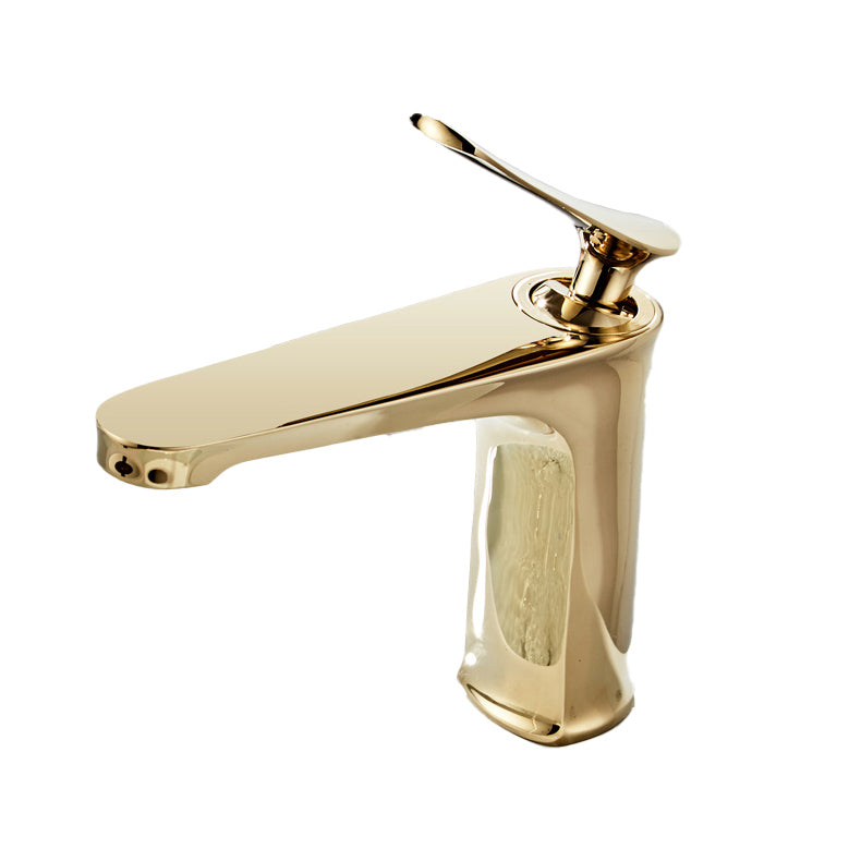 Luxus 1-Hand Waschbecken Badezimmer Wasserhahn Runder Messing Waschbecken Wasserhahn mit Wasser schlauch