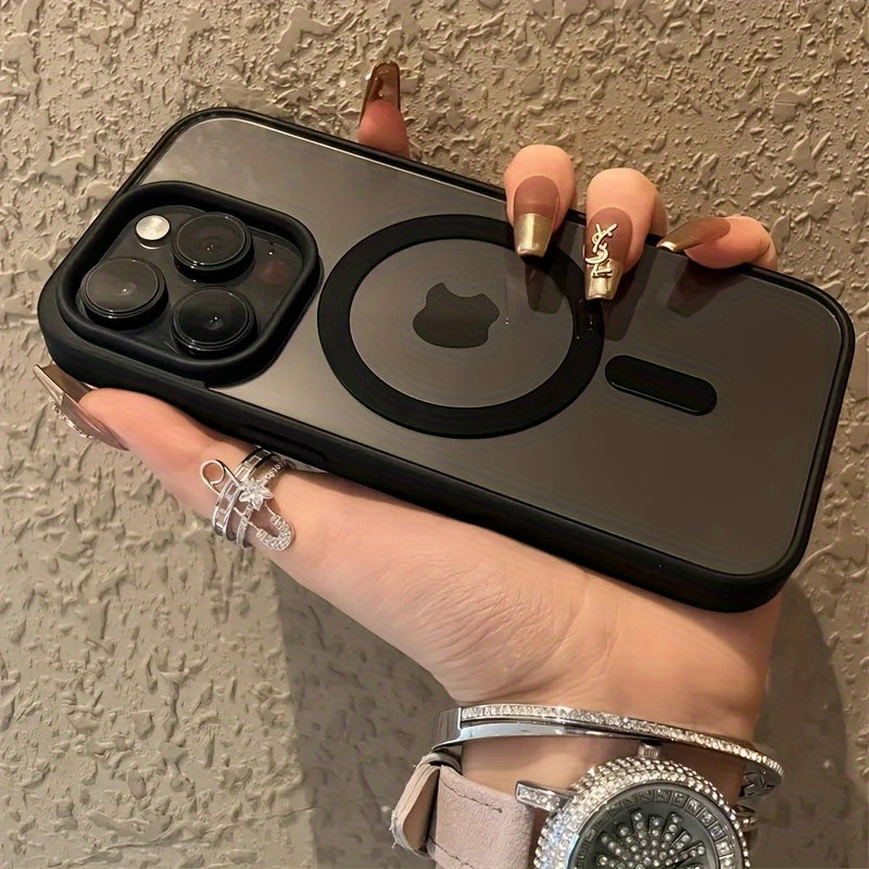 MKLCXK Apple iPhone X–16 Silikonhülle, magnetisch, kabellos ladbar