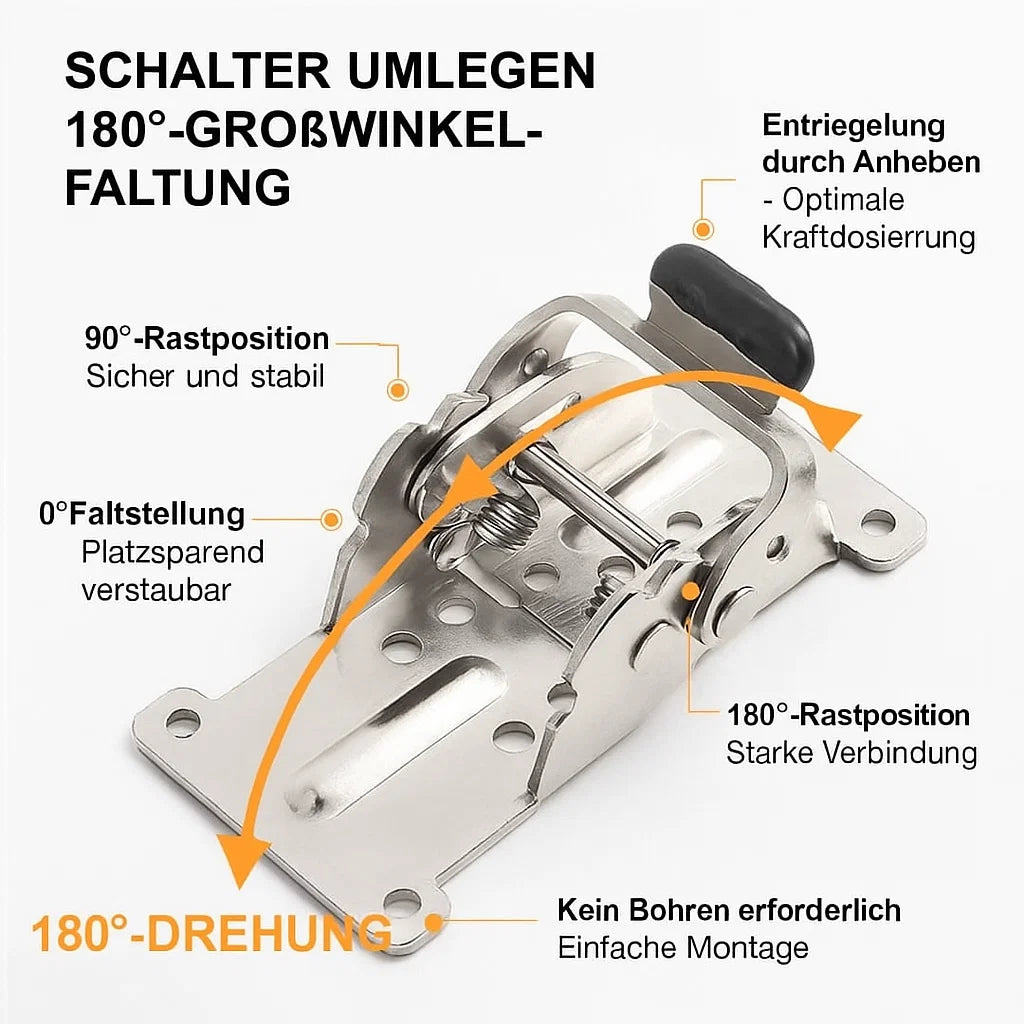 KlappFix Pro — Mehr Raum und Sicherheit in Sekundenschnelle meistern! | Karnz