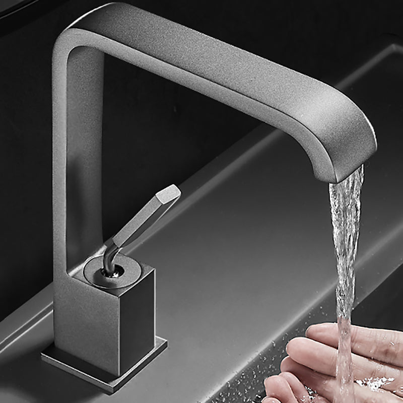 Wasserfall Auslauf Weitverbreiteter Waschbecken Wasserhahn Moderner Metall Weitverbreiteter Waschbecken Wasserhahn