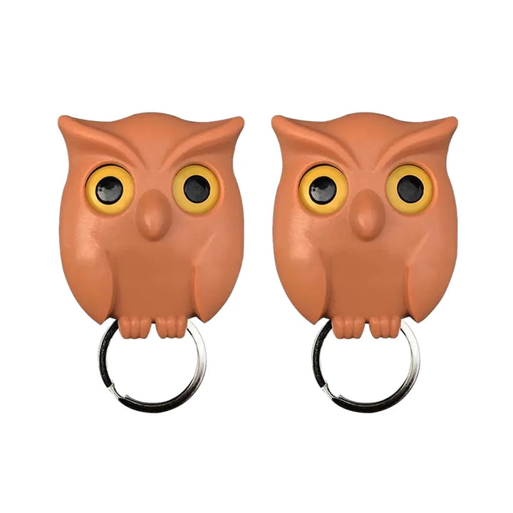 🦉Der Schlüsselguard ist eine zuverlässige Eule - süßer Nacht-Eulen-Schlüsselhalter mit automatischen Augenöffnen- und -schließen | Karnz
