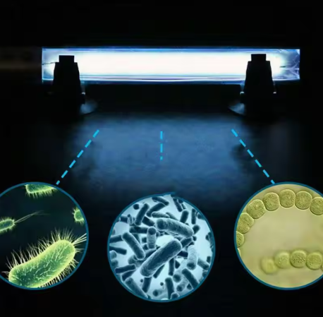 Karnz | Effiziente & tragbare Handheld starke UV-Licht Antiseptische Sterilisationslampe mit Quecksilber-Röhrenlicht, hochintensivem UV-Licht, opak reflektierender Silberfolie, für Zuhause, Büro, Reisen und mehr (US-Stecker)