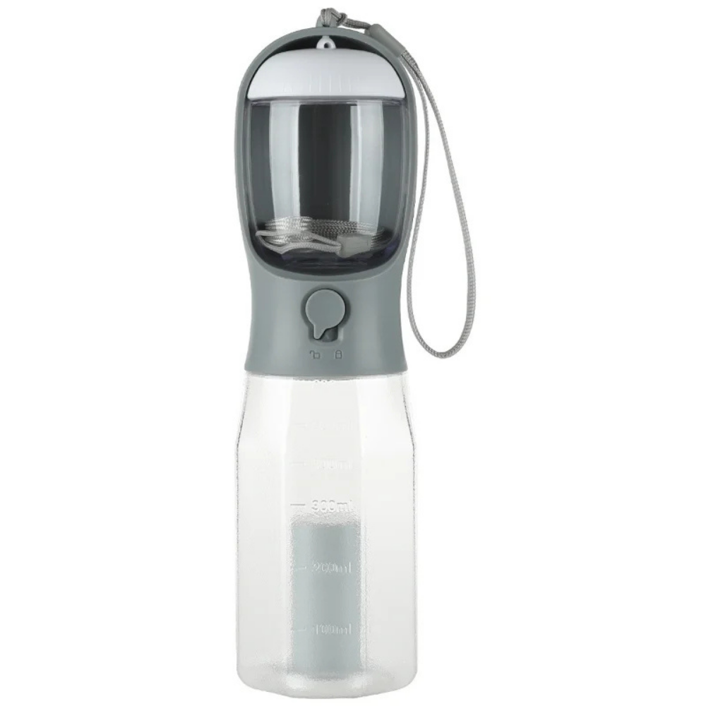 TrailBuddy™ – 3-in-1 Hunde-Trinkflasche mit Futterbox | Karnz