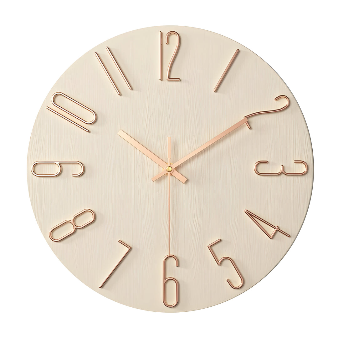 Einfaches Quarz-Design-Wanduhr - Still moderner Stil | Karnz