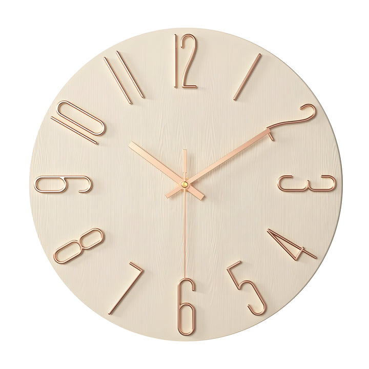 Einfaches Quarz-Design-Wanduhr - Still moderner Stil | Karnz