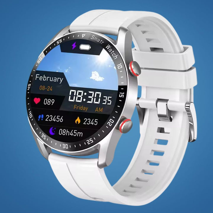 FitTrack | Nicht-invasive Fitness-Smartwatch - Verfolgt körperliche Aktivität - Herzfrequenz - Schlaf - Training - GPS-Benachrichtigungen - Wasserfest Karnz