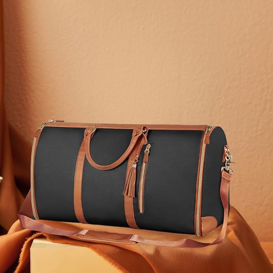 LuxeVoy – Umwandelbare Garderobe & Reise-Duffel-Tasche