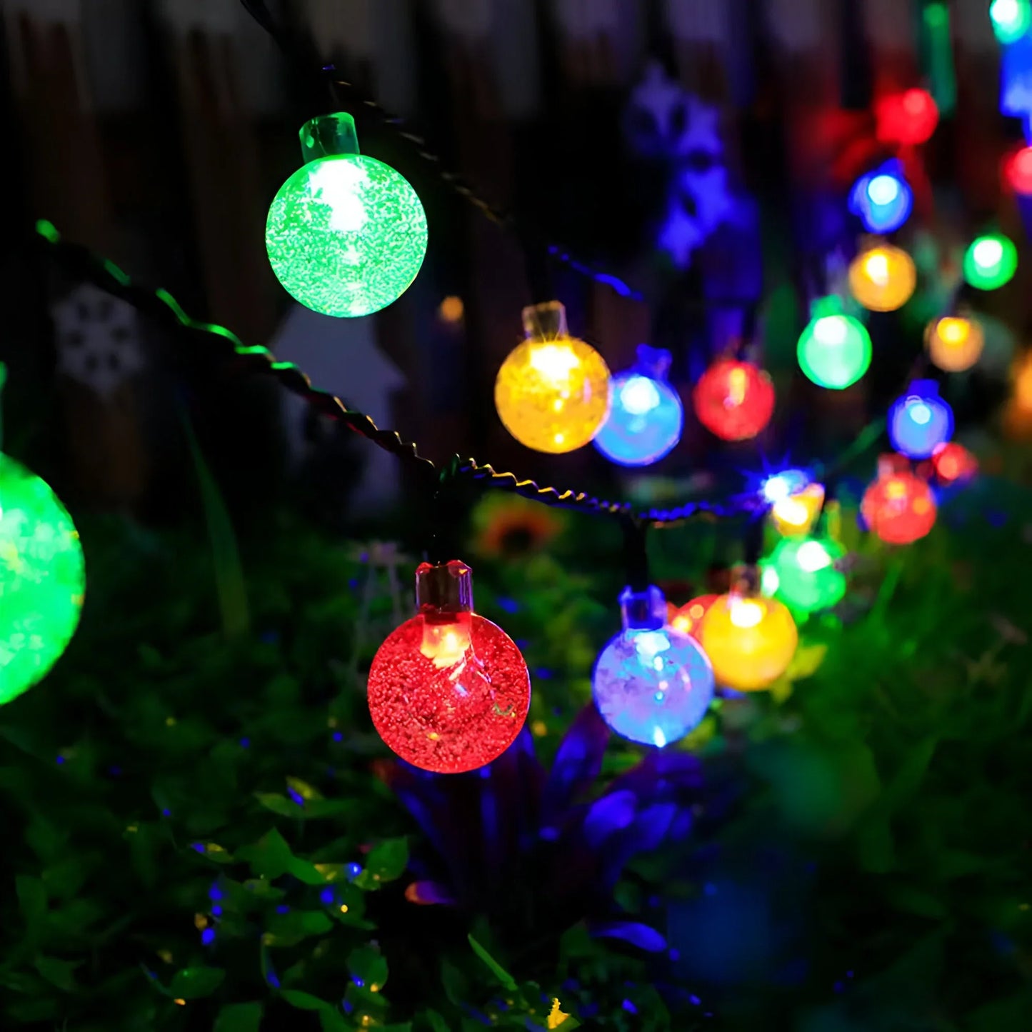 LumeGlobe – Solar Rissglas Gartenlichter