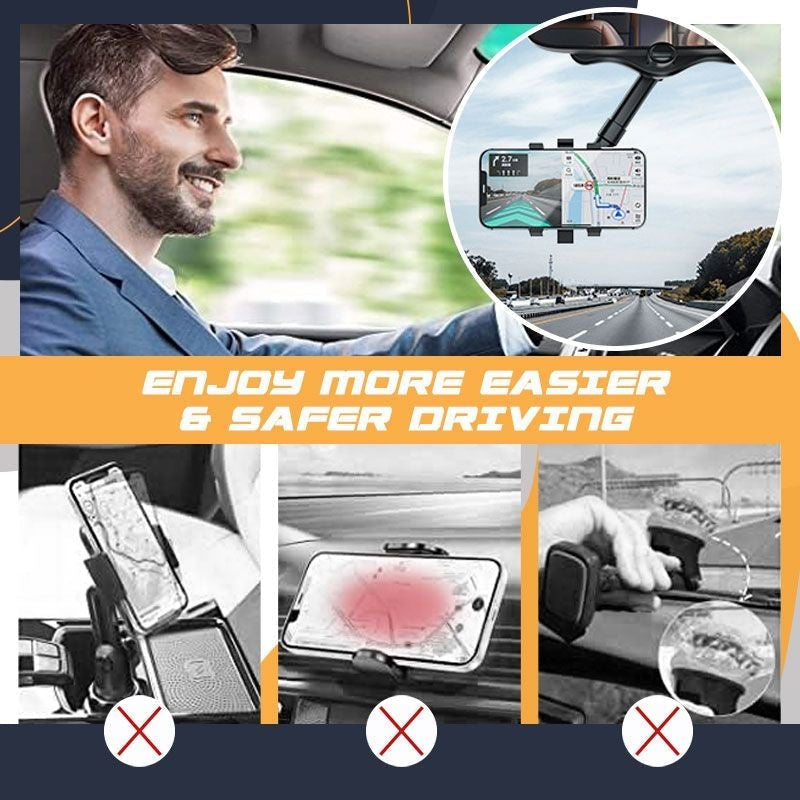 Drehbarer & Ausziehbarer Auto-Handyhalter | Karnz