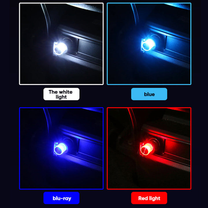Farbige Blitzatmosphäre Lichter Karnz
