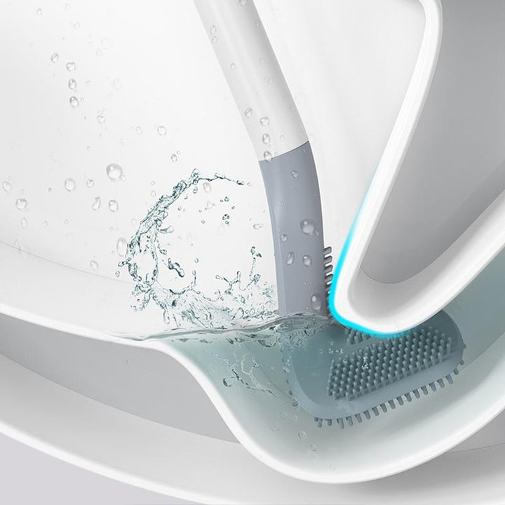 Langer Griff Flexibel Silikon Golf Toilettenbürste | Karnz