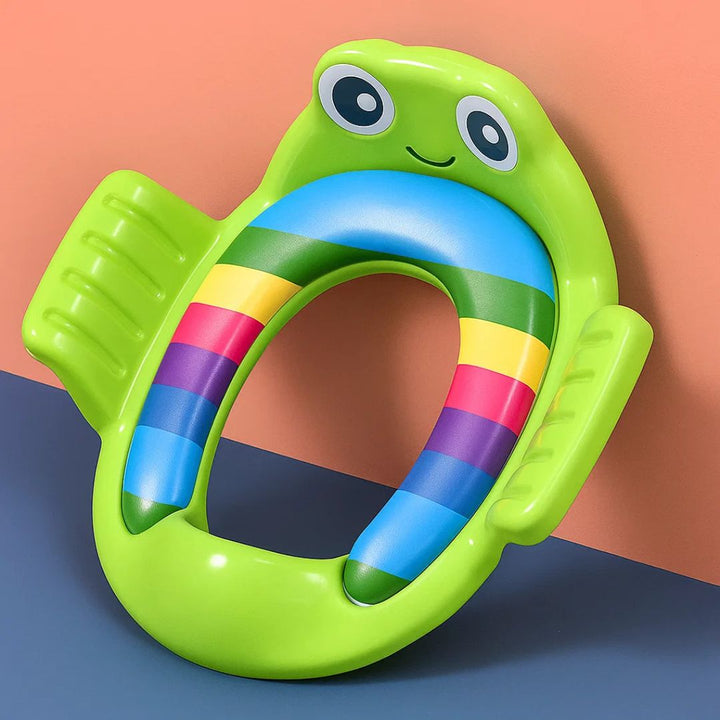 TrainEase | Tragbarer Toilettensitz – Sicheres, rutschfestes Design – Leicht zu reinigender Kunststoff – Kompakte Reise-Lösung für das Töpfchentraining von Kleinkindern Karnz