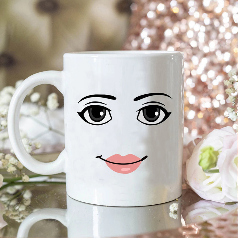 Emoji bedruckte Keramiktasse | Karnz