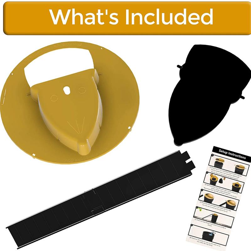 Auto Reset Flip N Slide Eimer Deckel/Rattenfalle | Karnz