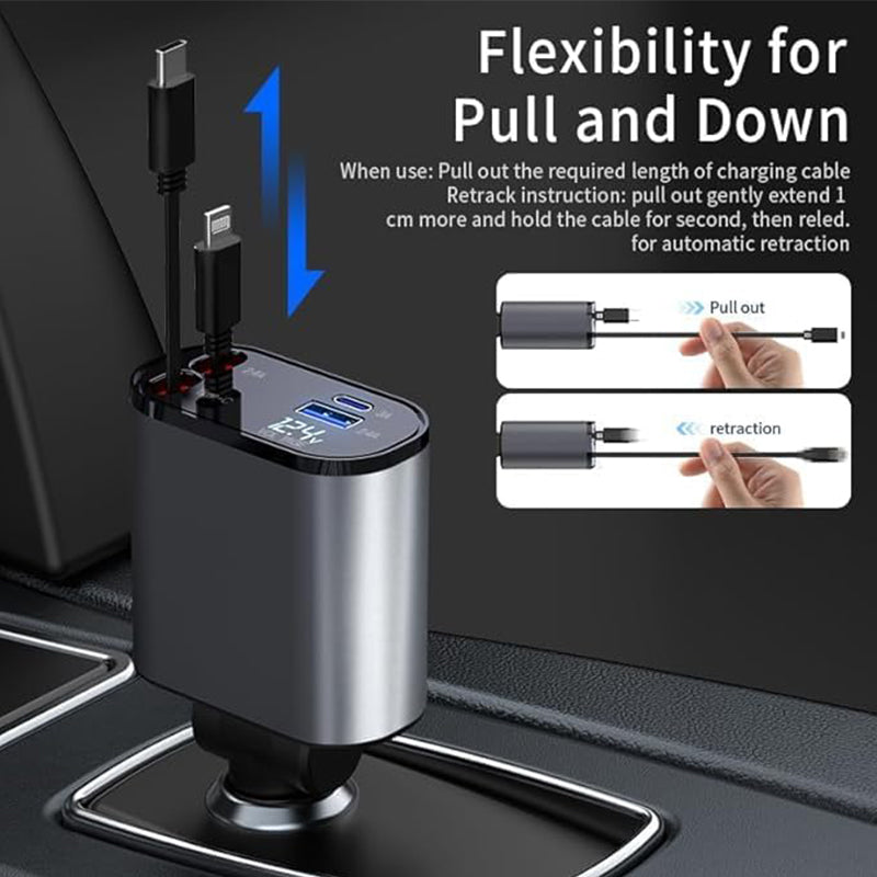 4 in 1 Schnell Auto Handy Ladegerät | Karnz