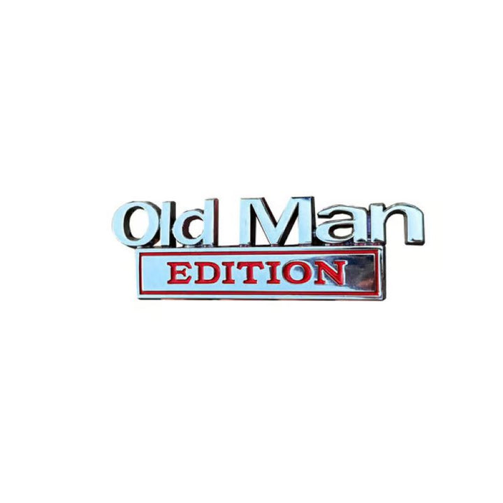 Autoemblem „Old Man Edition“