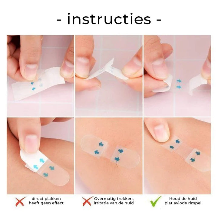 Unsichtbares Facelifting-Tape