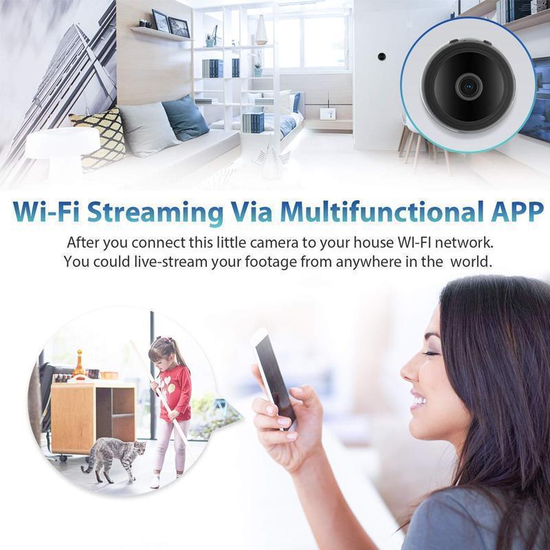 Magnetische 1080p-WLAN-Minikamera