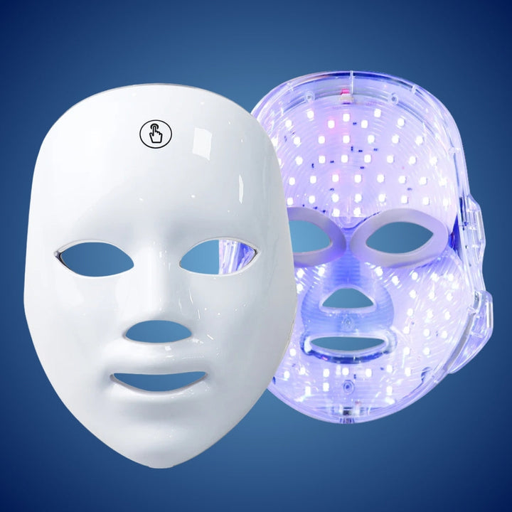 GlowSkin Pro LED-Lichttherapie-Maske | Stimuiert Kollagen - Reduziert Falten - Verbessert die Hautstruktur - Lindert Rötungen Névosa