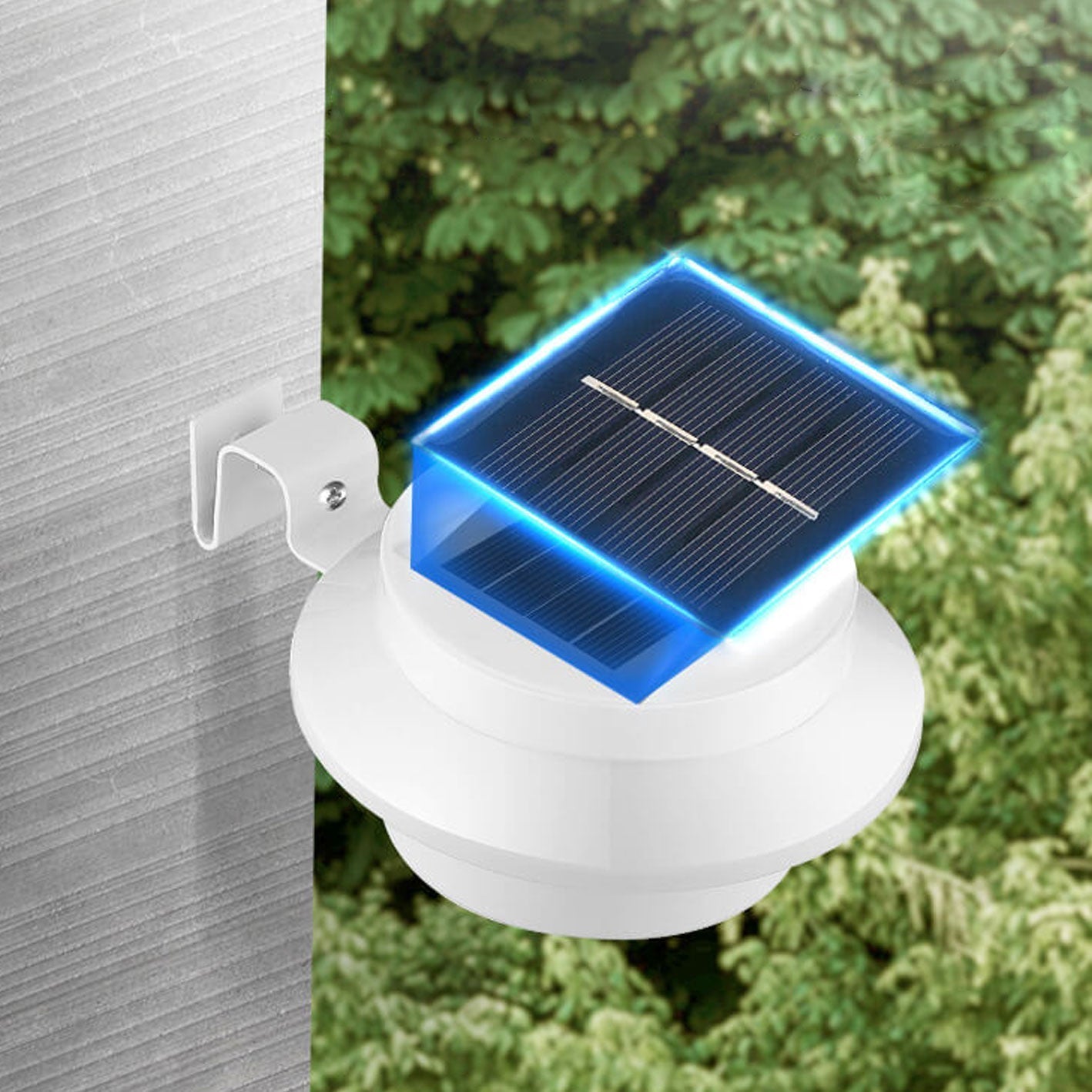 Solarzylinder-LED-Außen-Wasserdichte-Zaun-Wand-Sconces-Lampe | Karnz