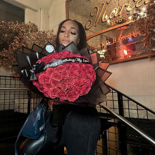 LumiPetal Glitter-Rosen – Dekorative Karnzumen für Party und Geschenk | Karnz