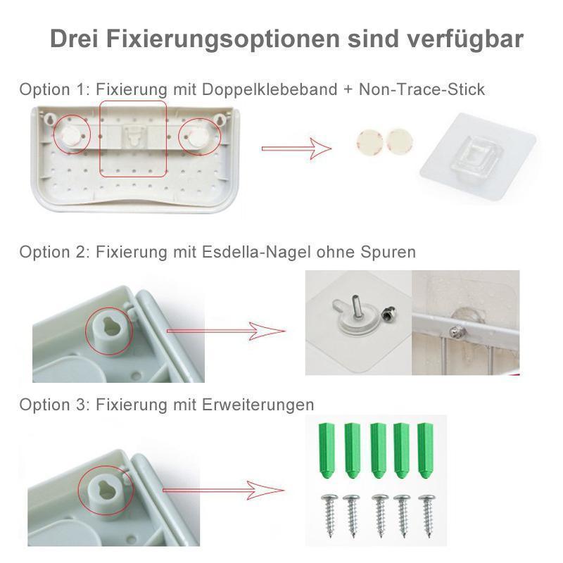 Schuhregal mit integriertem Wandhalter zur Wandmontage | Karnz