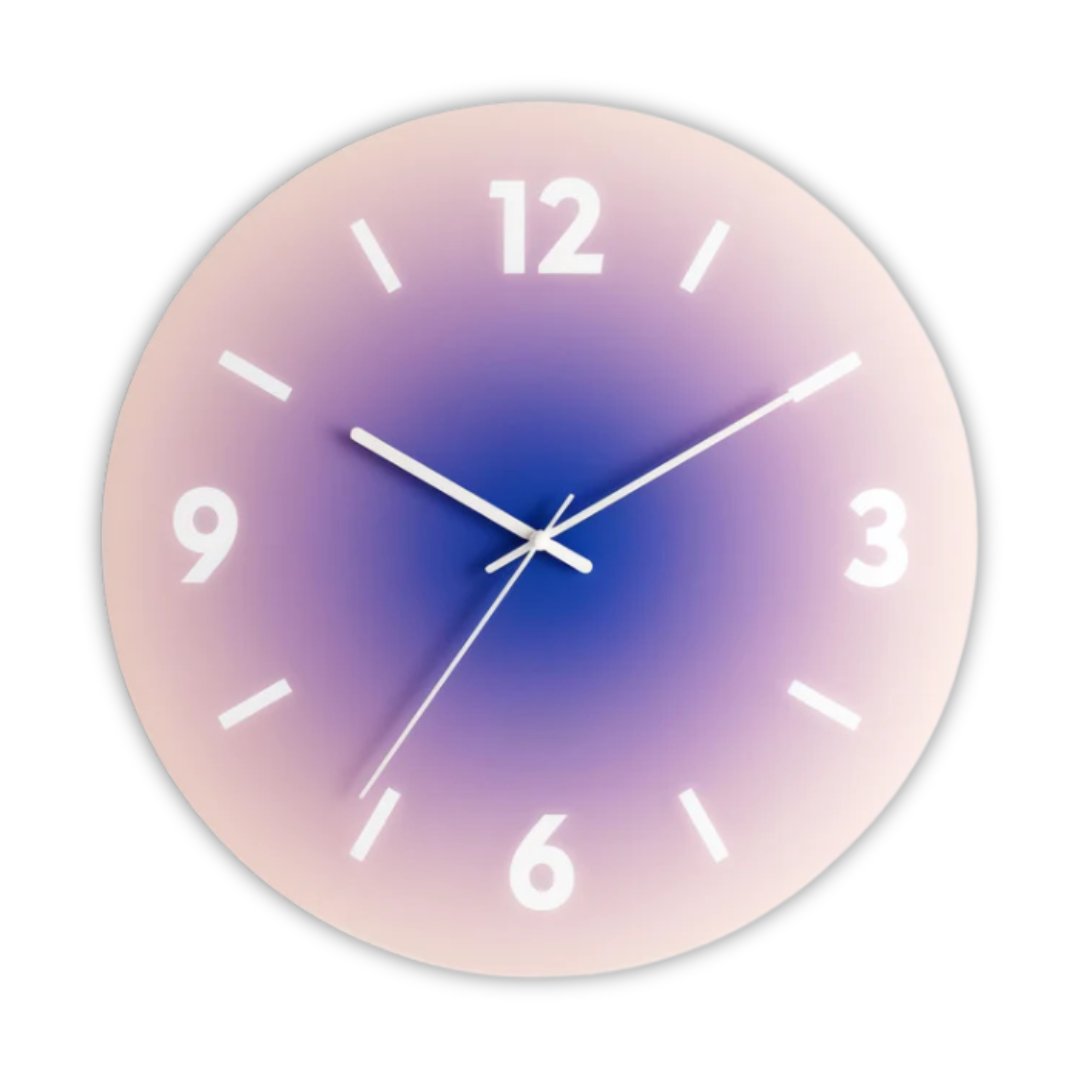 Karnz | Design Glas Wanduhr