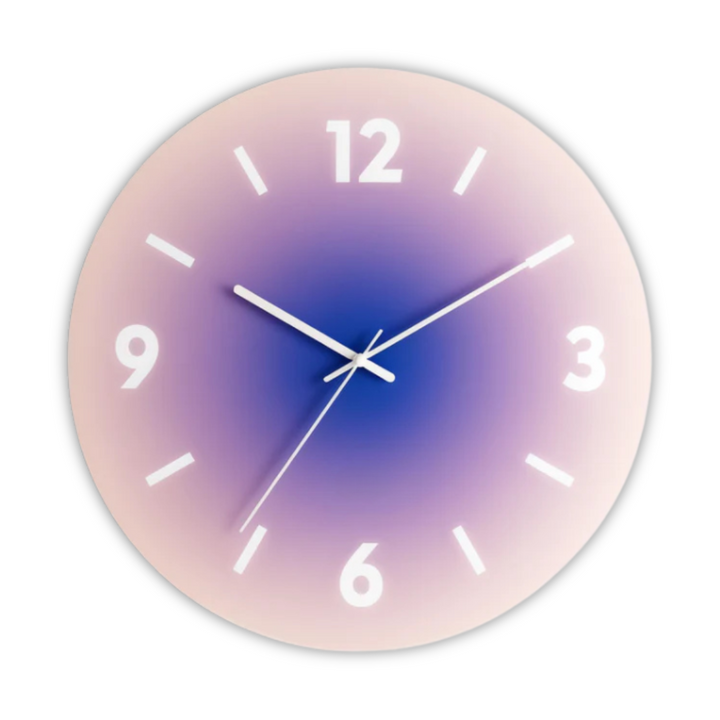 Karnz | Design Glas Wanduhr