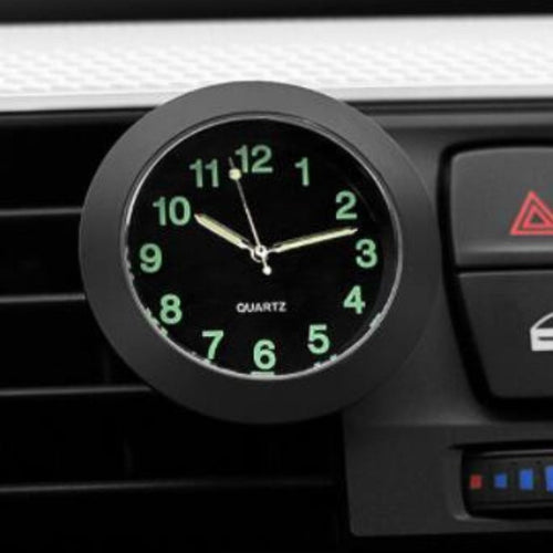 AutoTime Mini Analog Uhr – Selbstklebendes und stilvolles Design für Auto-Innenraum Karnz