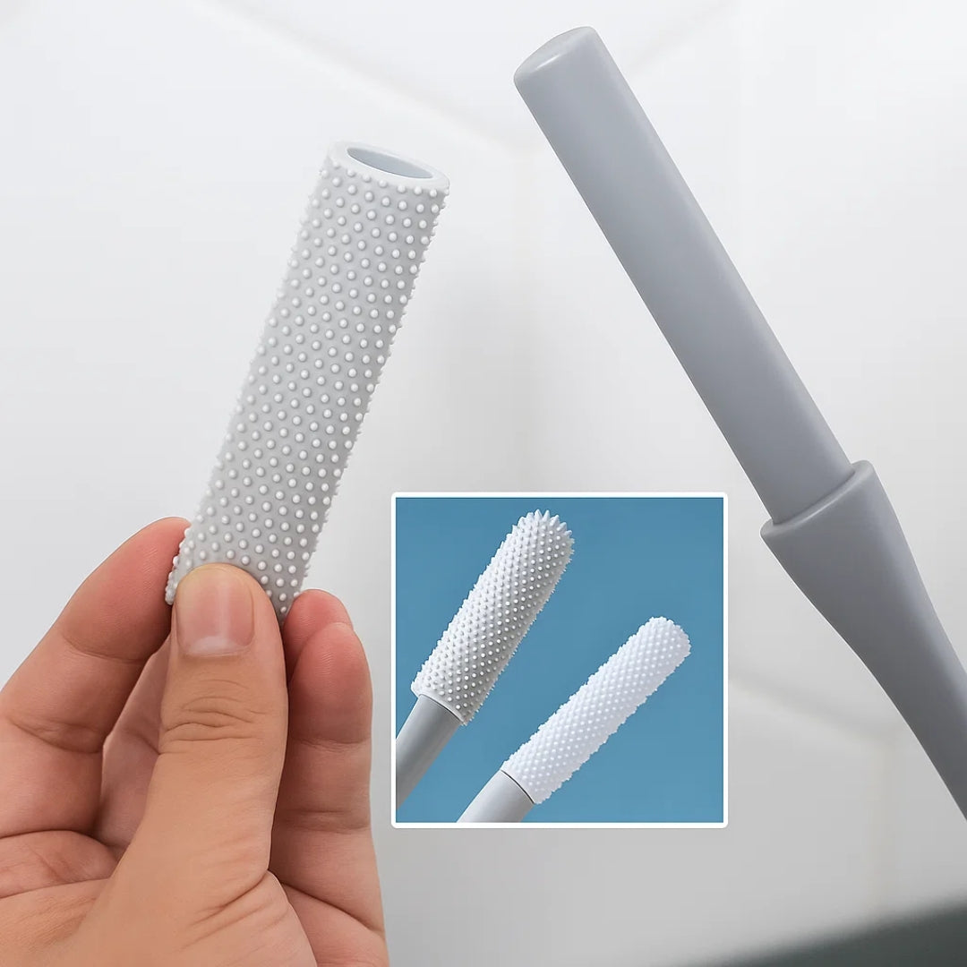 Tiefenreinigung von Schmutz und abgestorbener Haut – Weiche Silikonborsten – Sensible Füße und tägliche Hygiene Karnz