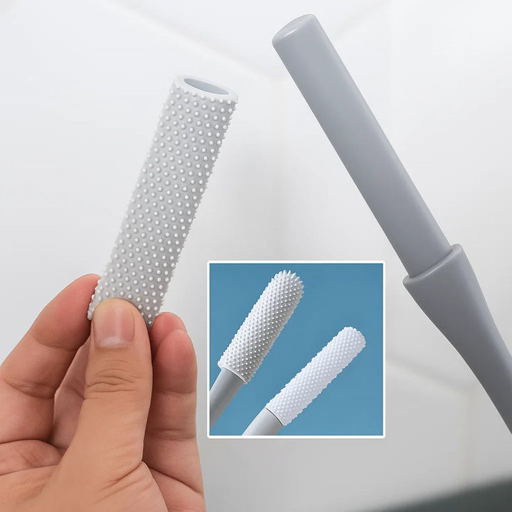 Tiefenreinigung von Schmutz und abgestorbener Haut – Weiche Silikonborsten – Sensible Füße und tägliche Hygiene Karnz