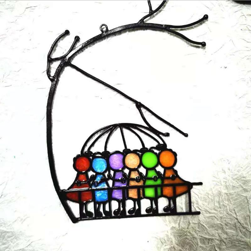 Buntglas Hängungen Sonnenfänger Kunst Dekoration Geschenk | Karnz