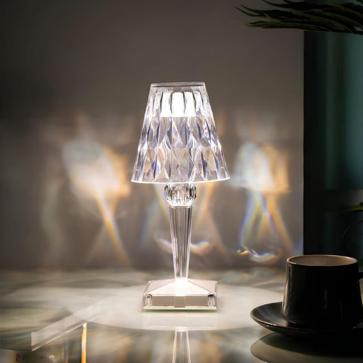 Kristall Tischlampe mit Touch-Steuerung - LumeCrystal | Karnz