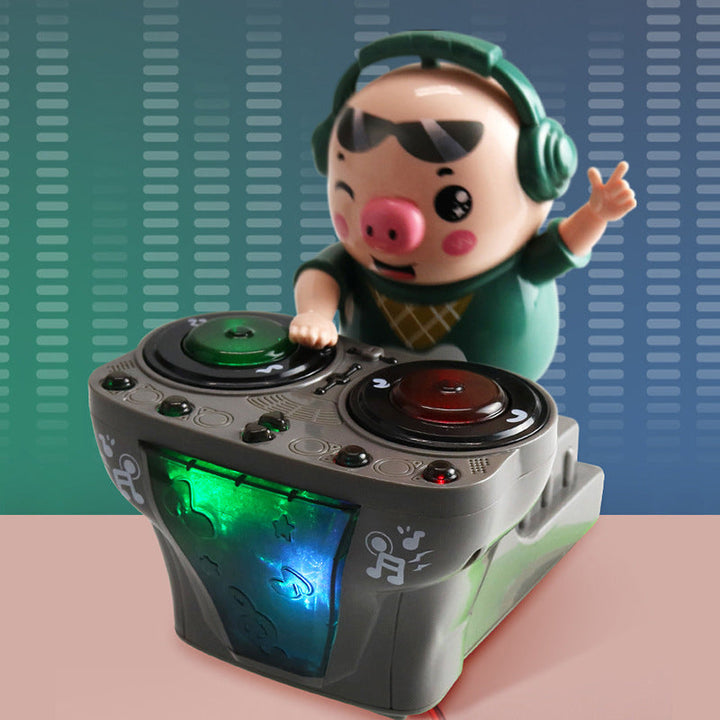 Spielzeug Schwein DJ für Wippe | Karnz